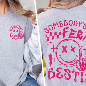 Womens Best Friends Shirt, Cute Besties Tshirt, Girls Weekend Trip Matching Tshirts, Best Friend Birthday Gift For Soul Sister Xmas Gifts