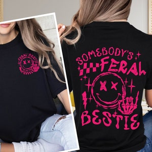 Funny Best Friends Shirt, Personalized Besties Tshirt, Girls Weekend Trip Matching Tshirts, Funny Best Friend Birthday Gift For Best Friends