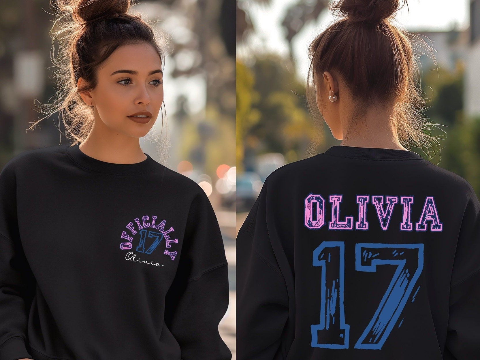Birthday Girl Outfit, Personalized Sweatshirt for Teenage Girl Gifts ...