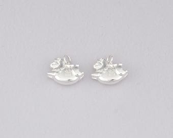 Silver Horse Bead,Animal Horse Beads Charm DIY Jewelry Making Supply