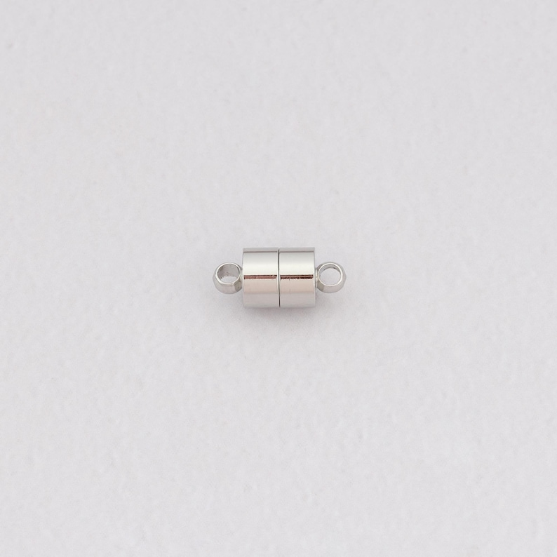 18K Gold Filled Geometric Connector,end Caps,magnetic Clasp Charm ...