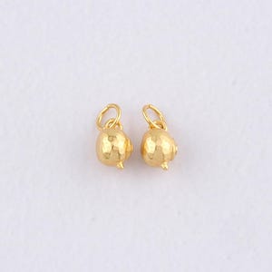 24K guldfylld tekanna hänge, elegant tekanna berlock armband halsband för DIY smyckestillverkning leverans