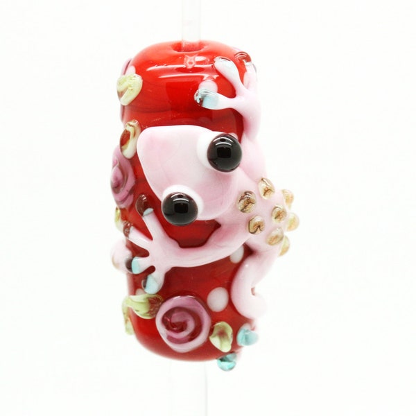 Ready to ship Margo lampwork beads lizard A1-9