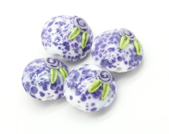 ready to ship lampwork  bead set (4) A18-25