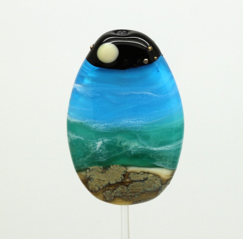 Ready to ship Margo lampwork beads A13-4 image 1
