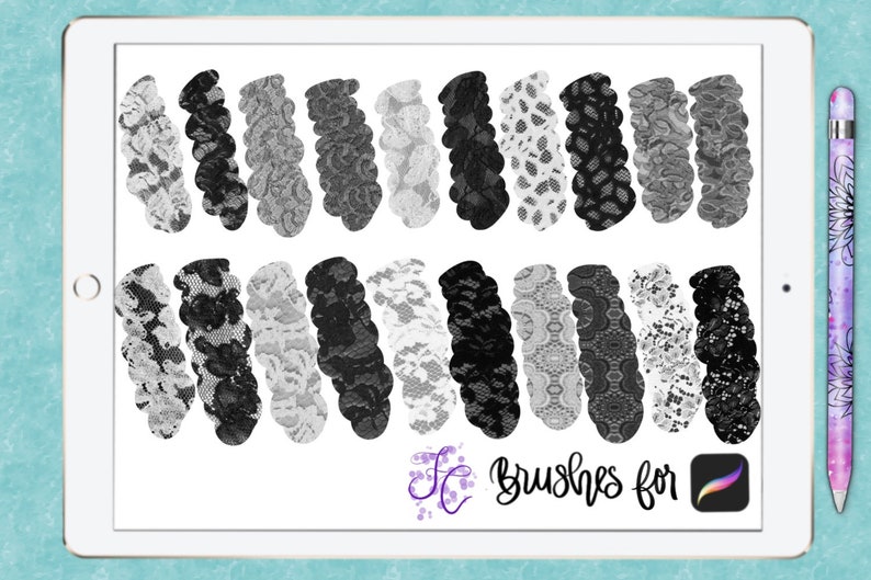 FC-lace-set-6-PROCREATE Brushes-DIGITAL Download image 2