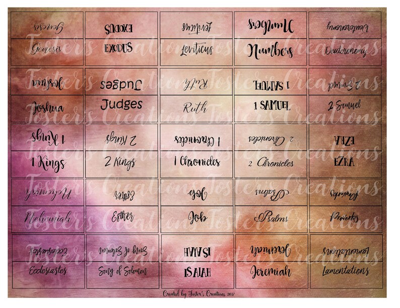 Double Sided-PRINTABLE- Bible Tabs-red and brown-FOR TAB punch photograph about Free Printable Bible Tabs named Double Sided-PRINTABLE- Bible Tabs-purple and brown-FOR TAB punch