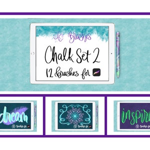 FC-chalk-set-2-PROCREATE Brushes-DIGITAL Download