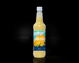 Traditional Haitian Akasan Drink , 750 ml Cornflour Smoothie, Authentic Caribbean Breakfast Beverage