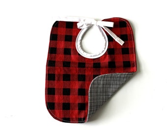 Buffalo check bib