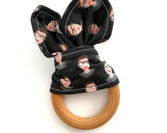 RBG wooden teething ring