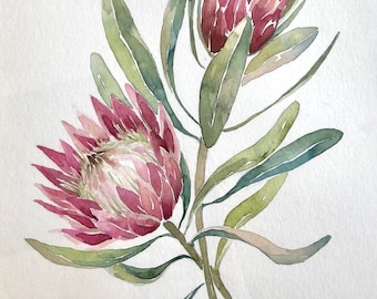 Protea, italienische Handarbeit