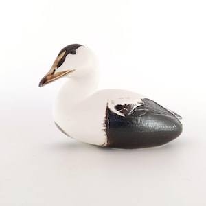 Paul Hoff, Gustavsberg, Sweden – Handpainted Ceramic Male Eider Figurine &quot;Guding&quot;, Arkipelag – 1980s
