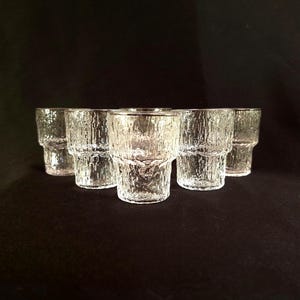 6cl Paadar Shot Glass 6 pcs – Tapio Wirkkala, Iittala, Finland – MCM Barware – 1960s