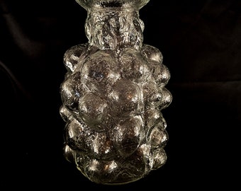 Vase en verre bullé – Pavel Panek, Tchécoslovaquie – Art Glass – Années 1970