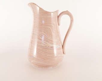 Villeroy & Boch, Germania – Rara brocca antica in ceramica multicolore – inizi del 1900
