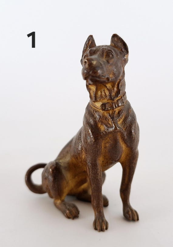 オーストリアブロンズ　極小の犬　ミニチュア置物Vienna bronze dog オーストリアブロンズ 極小の犬 ミニチュア置物Vienna bronze dog