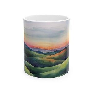 Sunset Slopes Ceramic Mug (11oz, 15oz)