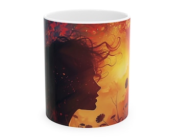 Courageous Heart Ceramic Mug, (11oz, 15oz)
