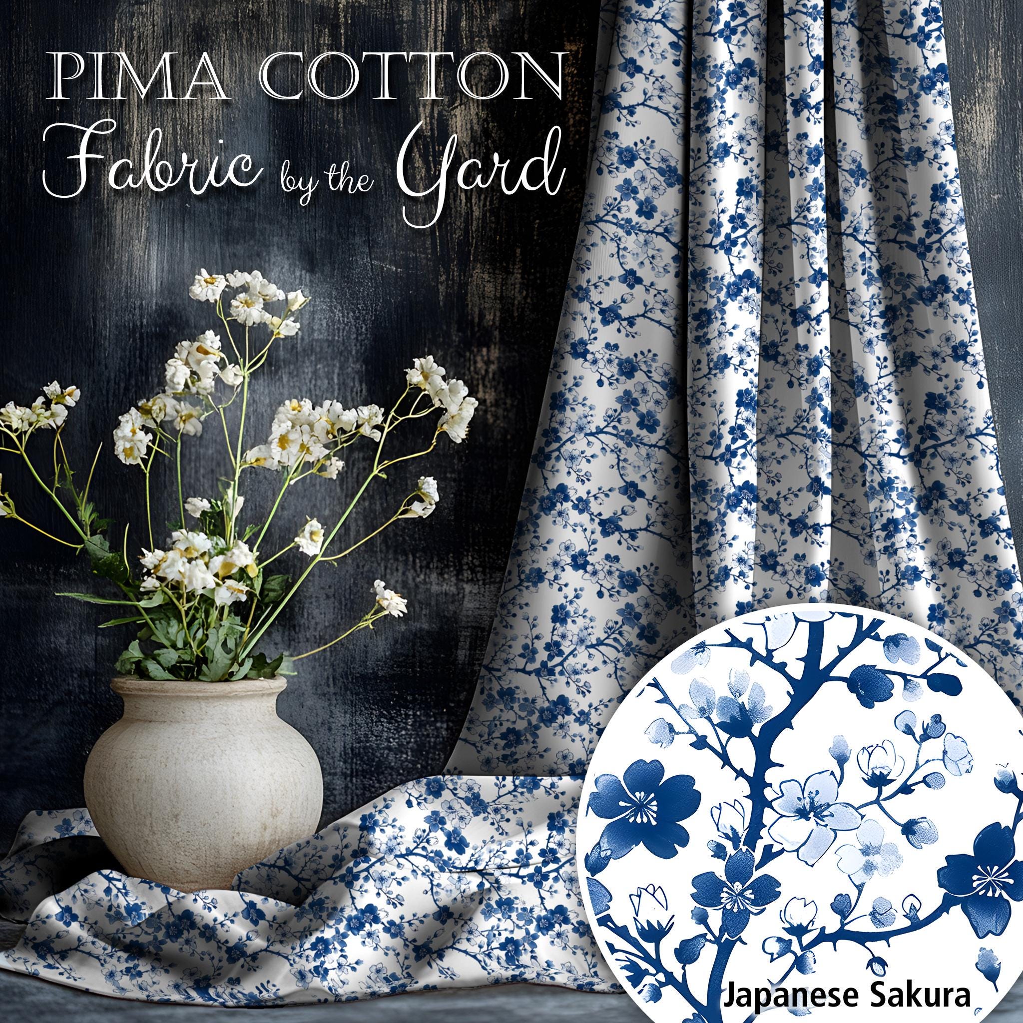 Pima Cotton Fabric by the Yard Etsy
