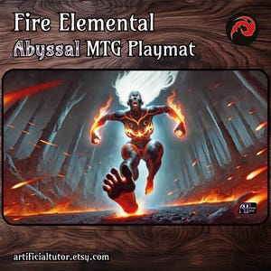 Feuerelementar - *ABYSSAL* - 60cmx36cm - Krabbeldecke - Mousepad