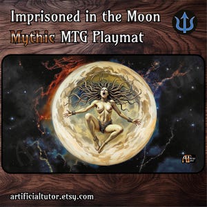 Imprised in the Moon *MYTHIC* - 24"x14" - MTG Spielmatte oder Brettspiel Matte für TKG