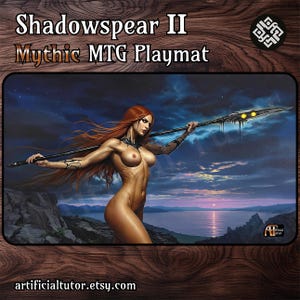 Shadowspear 2 *MYTHIC* - 24"x14" - MTG Spielmatte oder Brettspielmatte für TKG