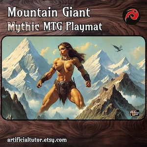 Bergriese *MYTHIC* - 24"x14"" - MTG Spielmatte oder Brettspielmatte für TKG