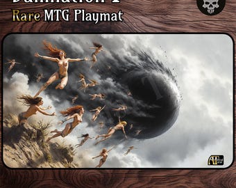 Damnation I - 24&quot;x14&quot; - *RARE* MTG Playmat or Board Game Mat for TCG