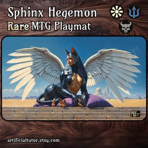 Esfinge Hegemón *RARO* 24"x14" - Tapete de juego - Alfombrilla de ratón
