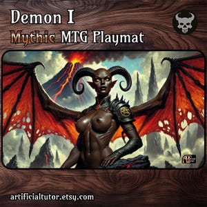 Demon I *MYTHIC* - 24"x14"" - MTG Spielmatte oder Brettspielmatte für TPG