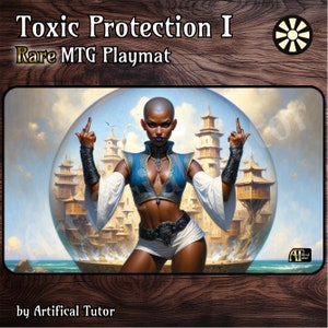 Toxic Protection I – 24"x14" – MTG Spielmatte oder Brettspielmatte für TCG