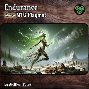 Endurance - 24"x14" - Tapete de juego MTG o tapete de juego de mesa para TCG