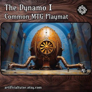 Die Dynamo *COMMON* - 24"x14" - MTG Spielmatte oder Brettspielmatte für TPG