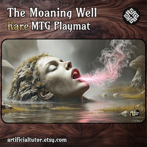 The Moaning Well *RARO* - 24" x 14" - Tapete de juego MTG o tapete de juego de mesa para TCG