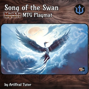 Song of the Swan - 24"x14" - *MYTHIC* MTG Krabbeldecke oder Brettspielmatte für TKG