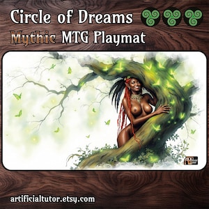 Circle of Dreams *MYTHIC* - 24"x14" - MTG Spielmatte oder Brettspielmatte für TKG