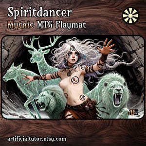 Spiritdancer *MYTHIC* - 60cmx36cm - MTG Spielmatte oder Brettspielmatte für TKG