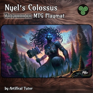 Coloso de Nyel - 24"x14" - *UNCOMMON* MTG Playmat o tapete de juego de mesa para TCG