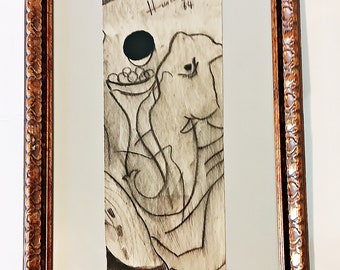 Maqbool Fida HUSAIN (1915 - 2011) attributed drawing on paper