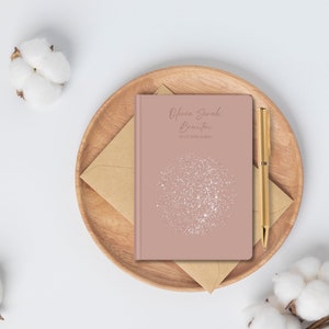 Astrología Diario de regalos personalizado para bebés con indicaciones de escritura inspiradoras