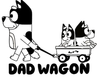 Bandit Dad Wagon Decal