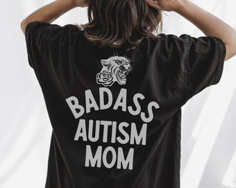 Camiseta "Mãe Incrível de Autista", Camiseta "Mamãe de Autista", Conscientização do Autismo, Presente para Defensor(a) do Espectro Autista