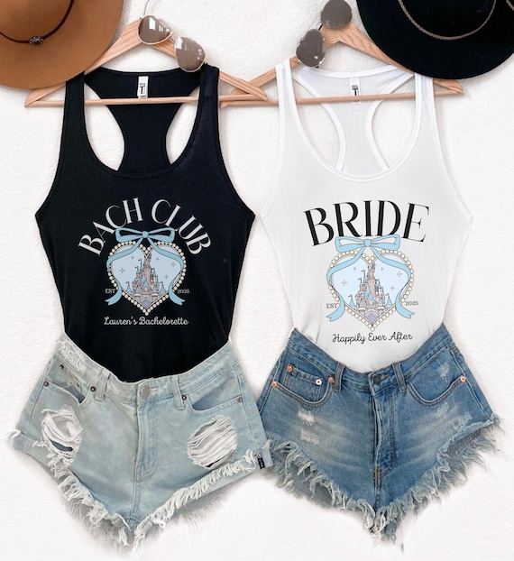 Magical Kingdom Bride Squad Bachelorette Party Tank Tops for Women