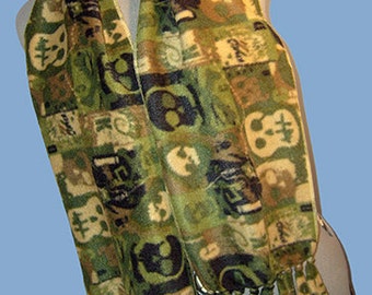 Jungle Camouflage Fleece Scarf