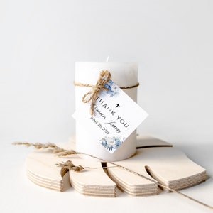 Editable Baptism Favor Tag, Printable Favor Tag, Christening Tag, Editable Baptism Tag, Baptism Gift Tags, Instant Download, FLB001