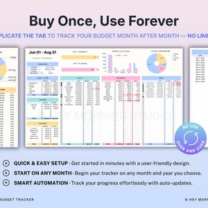 Simple Budget Google Sheets Excel Paycheck Budget Spreadsheet Monthly Budget Tracker Biweekly Budget by Paycheck Salary Budget Weekly image 9