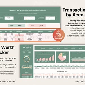 Family and Couples Budget Spreadsheet for Household Expenses Kids and Family Monthly Annual Budget Google Sheets Excel Bill Debt Tracker image 15