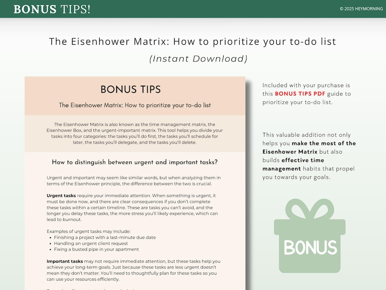 Eisenhower Matrix Spreadsheet Decision Matrix Google Sheets Task ...