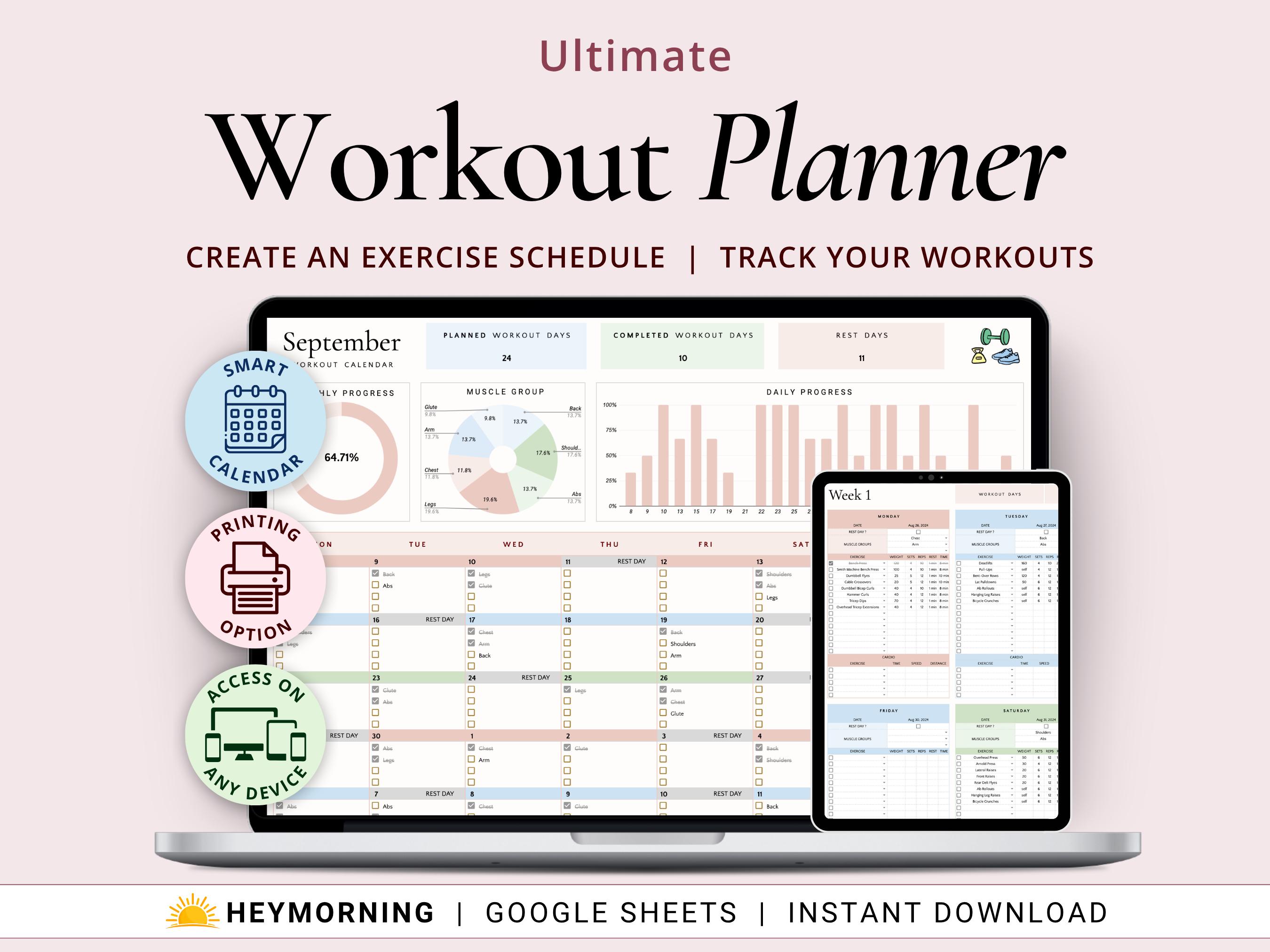 Excel 531 Powerlifting Program 531 Workout Clearance - Main Image
